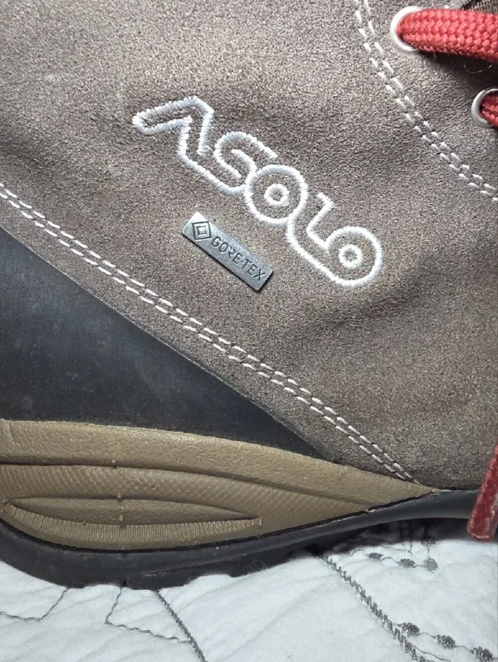 Asolo Brown Suede Hiking Boots GORE-TEX Vibram